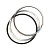 Кольца поршневые черно - белые Евро - 3 "Премиум" / КМЗ