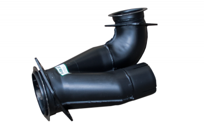 фото тройник глушителя 6522 (два фланца) / ввк 6522-1203035 