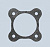 фото прокладка фланца металлорукава евро (круглая большая) гофрированная 54115-1203023 