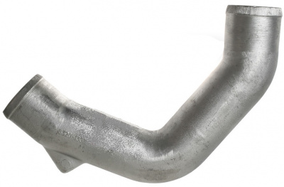 фото колено радиатора голое 6520 / пао камаз 6520-1303028 